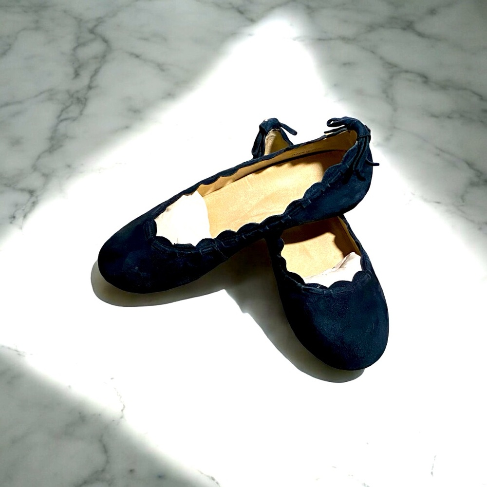 Jack Rogers, Lucy Suede II in Midnight, 6M.